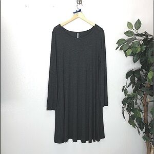 NWT PLUS HiMONE Grey Dress